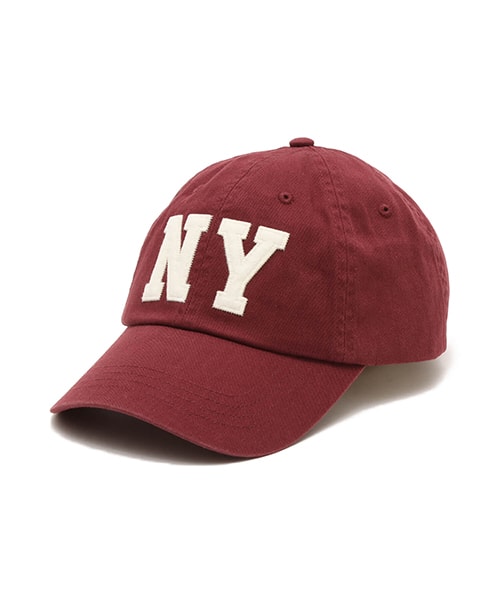 POLO RALPH LAUREN ”NY” CLASSIC SPORT CAP RED WINE - バーガンディー