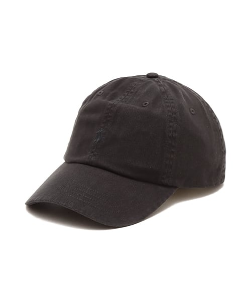 POLO RALPH LAUREN GARMENT DYE CLASSIC SPORT CAP POLO BLACK - ブラック