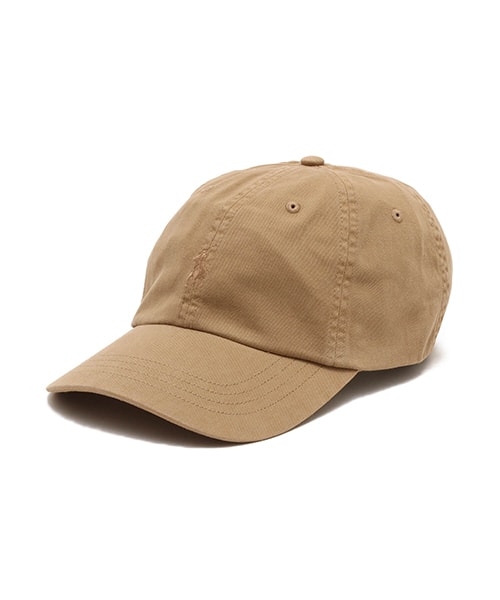 POLO RALPH LAUREN GARMENT DYE CLASSIC SPORT CAP MONTANA KHAKI - ベージュ