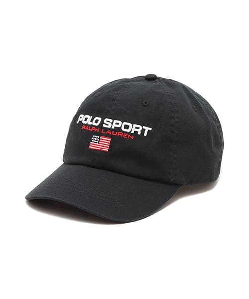 POLO RALPH LAUREN POLO SPORT CHINO CAP POLO BLACK - ブラック