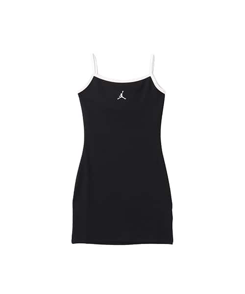 JORDAN BRAND AS W J BRK SLIM TANK DRESS BLACK/WHITE/WHITE