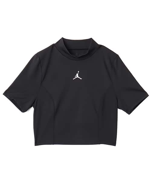 JORDAN BRAND AS W J SS SOLID KNIT TOP BLACK/WHITE