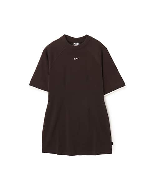 NIKE AS W NSW CLLCTN TSHRT DRESS VELVET BROWN/SAIL