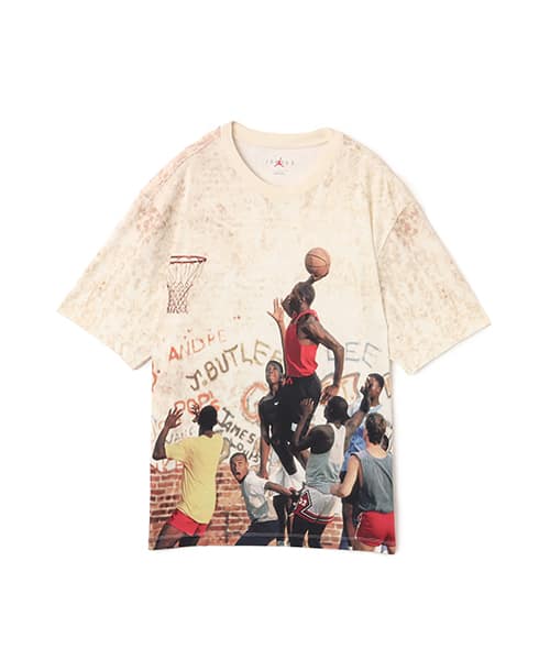 JORDAN BRAND M J AIR JDN 85 GX SS CREW SAIL/LEGEND LT BROWN/REDSTONE