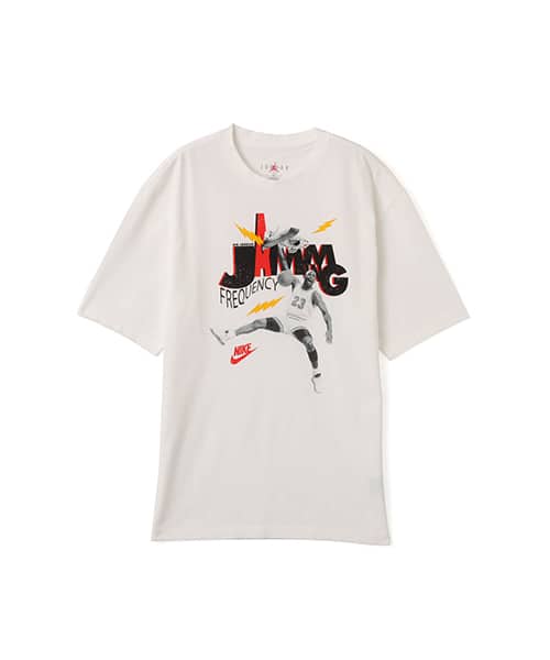 JORDAN BRAND M J BRAND JAM 85 SS CREW WHITE/BLACK - ホワイト