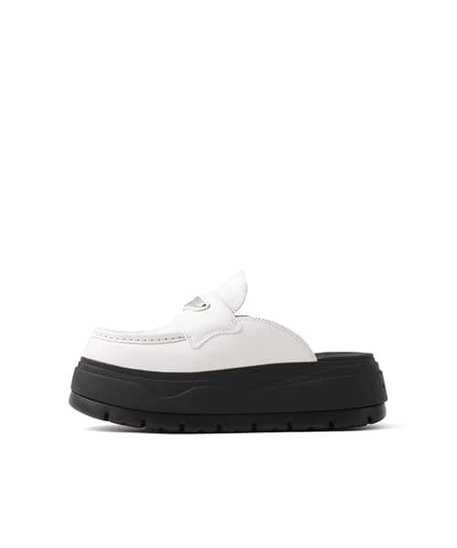 JORDAN BRAND WMNS AIR JORDAN MULE SUMMIT WHITE/METALLIC SILVER-BLACK - ホワイト