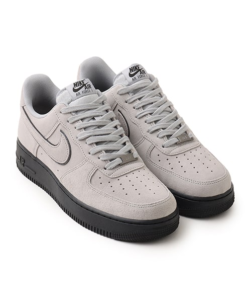 NIKE AIR FORCE 1 '07 LV8 LT SMOKE GREY/LT SMOKE GREY-BLACK