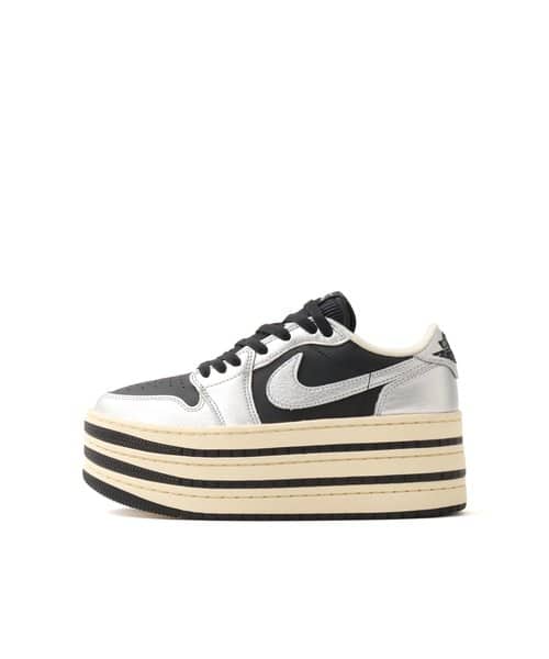 JORDAN BRAND AIR JORDAN 1 TRIPLE STACK METALLIC SILVER/BLACK-MUSLIN - ブラック