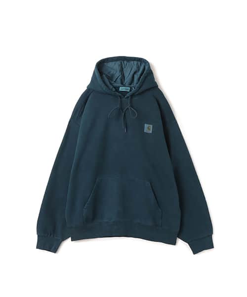 CARHARTT HOODED VISTA SWEATSHIRT Deep Lagoon / garment dyed - ネイビー