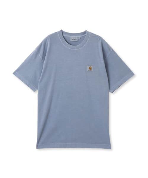 CARHARTT S/S NELSON T-SHIRT Gentle Blue garment dyed カーハート ショートスリーブ ネルソン ティーシャツ ブルー