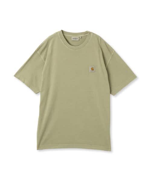 CARHARTT S/S NELSON T-SHIRT Gentle Green garment dyed