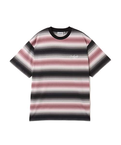 CARHARTT S/S DASHNER T-SHIRT Dashner Stripe, Graphite