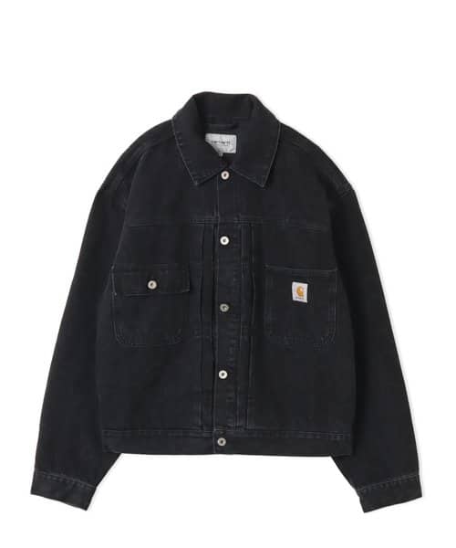 CARHARTT BELMAR JACKET Camo Black hstone wash - ブラック