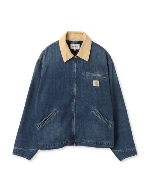CARHARTT OG DETROIT JACKET Blue/Dusty H Brown - ブルー