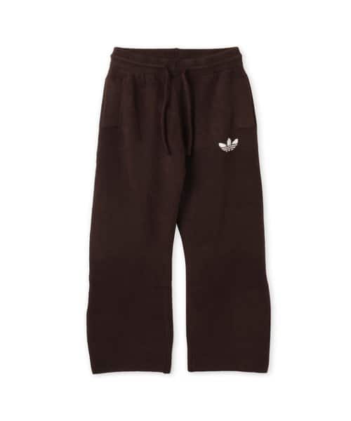 adidas ESSENTIALS KNIT PANT オーロラコーヒー - ブラウン