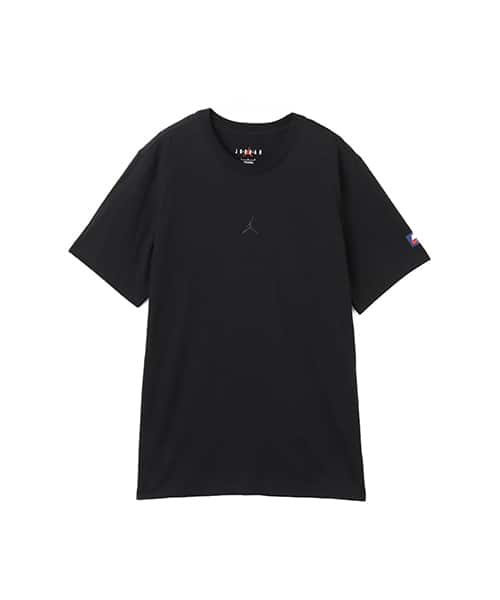 JORDAN BRAND M J FLT ESS VTG AJ1 SS CREW BLACK/SAIL