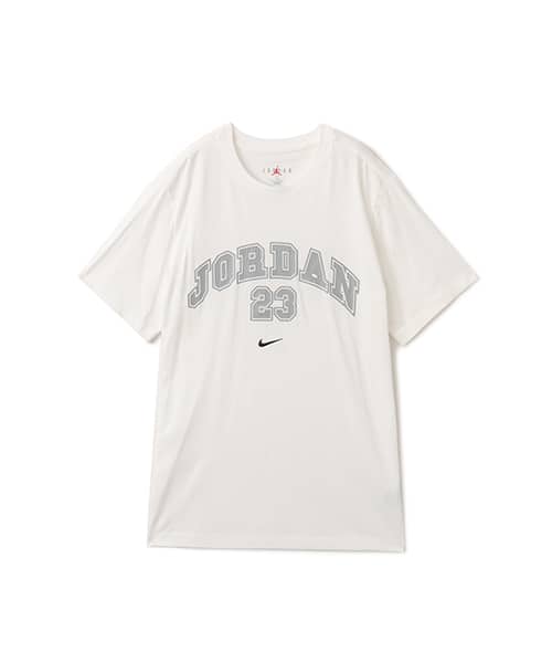 JORDAN BRAND M J MVP WM SS CREW WHITE/LT SMOKE GREY/BLACK