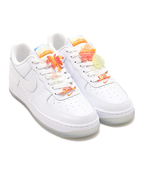 NIKE WMNS AIR FORCE 1 '07 LX WHITE/WHITE-WHITE-GLACIER BLUE