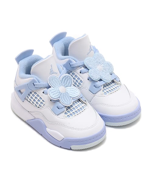JORDAN BRAND JORDAN 4 RETRO (TD) WHITE/ALUMINUM-BLUE TINT-OIL GREEN