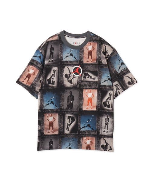 JORDAN BRAND M J FLT CLB AOP SS CREW