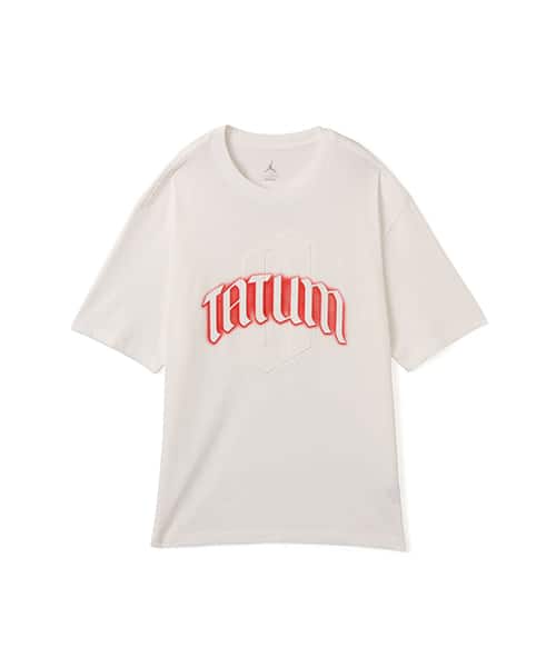 JORDAN BRAND M J GFX SS CREW JT WHITE/UNIVERSITY RED - ホワイト