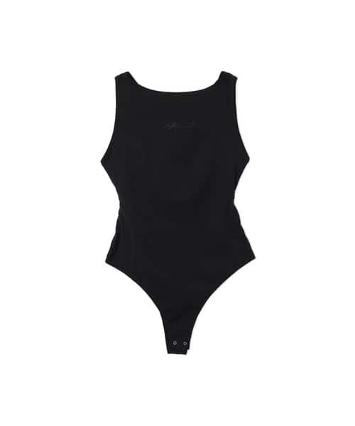 NIKE W NRG NK BODYSUIT BLACK - ブラック