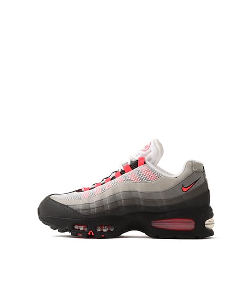 NIKE AIR MAX 95 BIG BUBBLE BLACK/SOLAR RED-MEDIUM ASH-DK PEWTER ナイキ エア マックス 95 ビッグバブル ブラック
