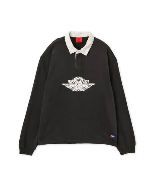JORDAN BRAND M J FLT ESS RUGBY TOP