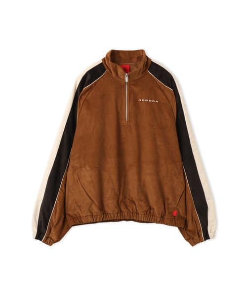 JORDAN BRAND M J FLT CORD HALF ZIP
