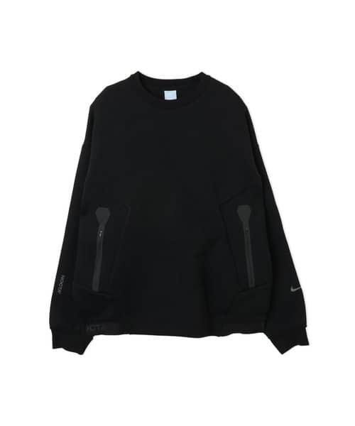NIKE M NRG NOCTA TRAPEZOID CUT CREW BLACK - ブラック