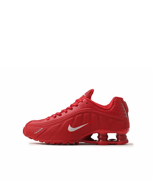 NIKE SHOX R4 GYM RED/METALLIC SILVER - レッド