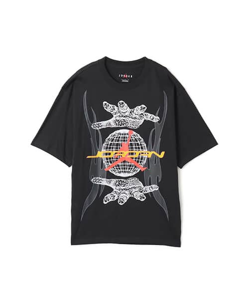 JORDAN BRAND M J HANDS GFX SS CREW BLACK - ブラック