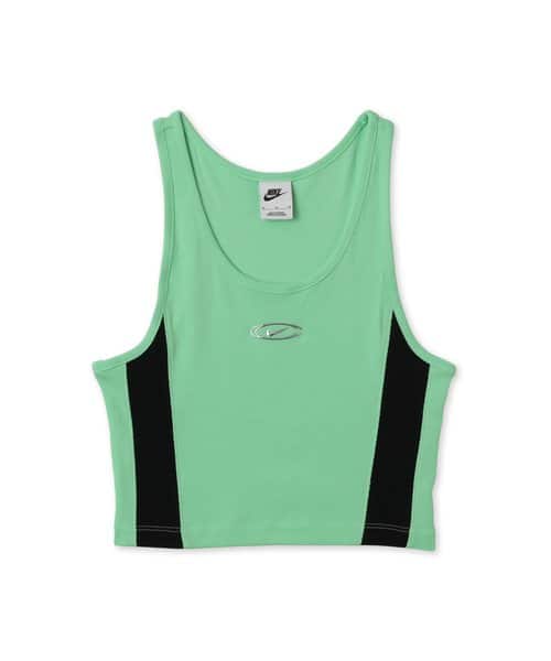 NIKE AS W NK STREET GX CROP TANK GREEN - グリーン