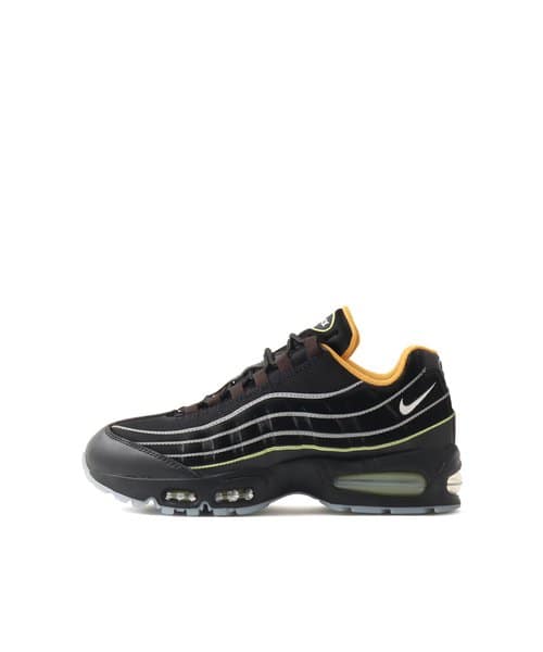 NIKE AIR MAX 95 BIGBUBBLE SE BLACK/WHITE-GOLD LEAF-PEAR - ブラック