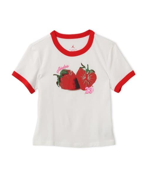 JORDAN BRAND AS W J STRWBY RINGER TEE WHITE - ホワイト