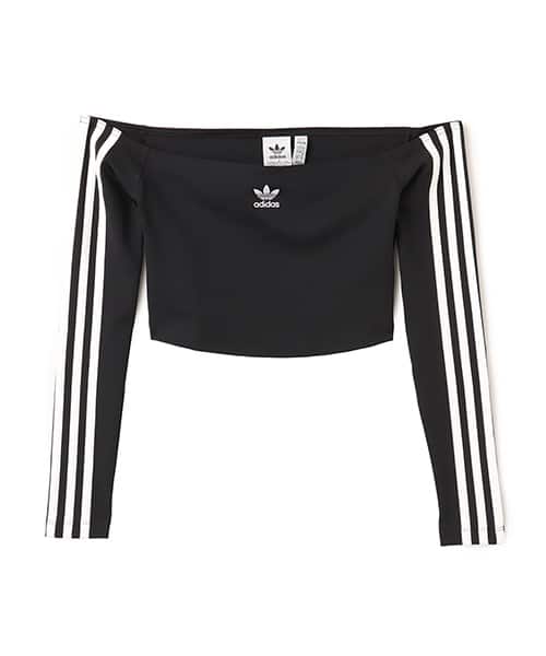 adidas OFF SHOULDER LONG SLEEVE