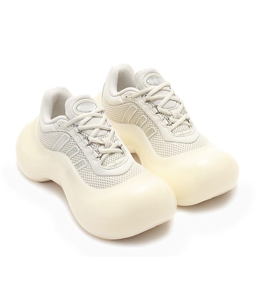 adidas by Avavav MOONRUBBER OFF WHITE/SILVER METALLIC/CHARK WHITE