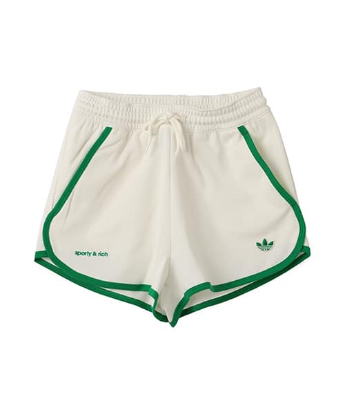 adidas SPORTY & RICH SHORTS オフホワイト