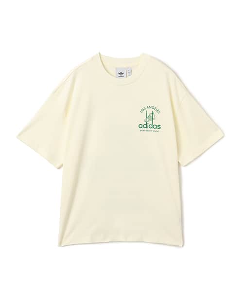 adidas SPORT DESIGN STUDIO JABBAR GRAPHIC T-SHIRT アイボリー/グリーン
