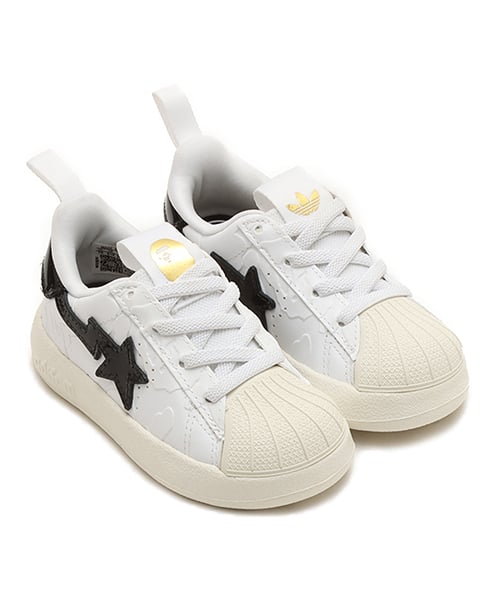 adidas BAPE SOCKS ホワイト/ブラック（アディダス ベイプ
