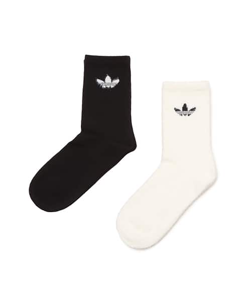 adidas FLUFFY CREW SOCK 2 PAIRS