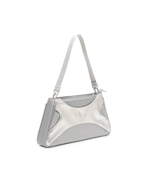 adidas CLUTCH SHOULDER BAG シルバーメタリック