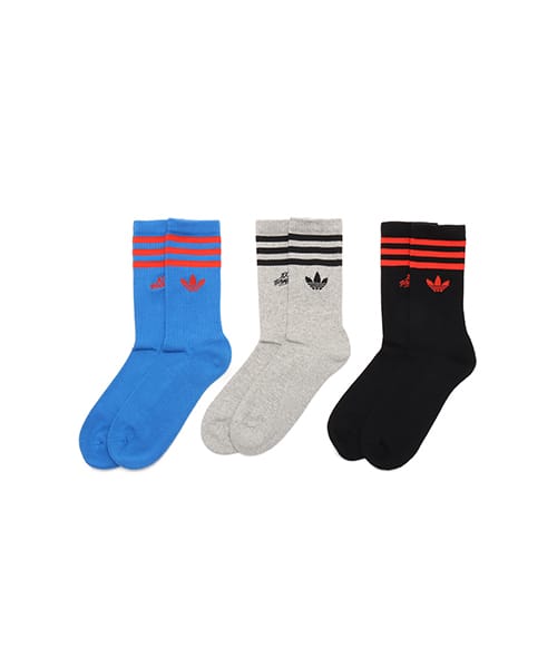 adidas 100 THIEVES SOCKS ブラック/ミディアムグレーヘザー/ブルーバード