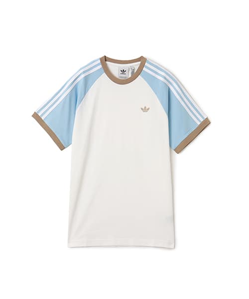 adidas CALI TEE ホワイト/クリアスカイ/ブランチカーゴ
