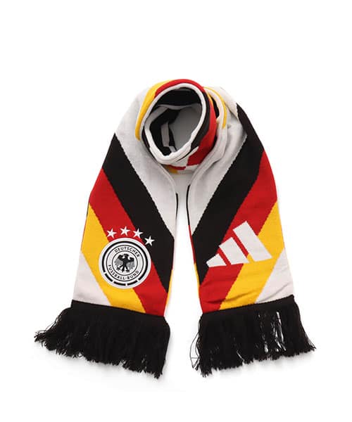 adidas ドイツ代表 SCARF ホワイト/ブラック/チームパワーレッド/カレッジゴールド - ホワイト