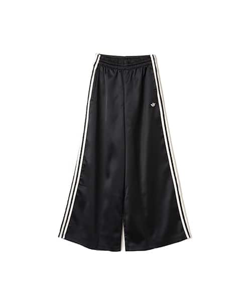 adidas SATIN WIDE LEG PANTS RUFFLE 3S ブラック