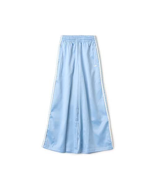 adias SATIN WIDE LEG PANTS RUFFLE 3-STRIPES