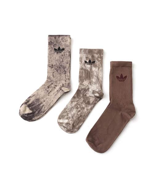 adidas TIE DYE CREW SOCKS 3 PAIRS