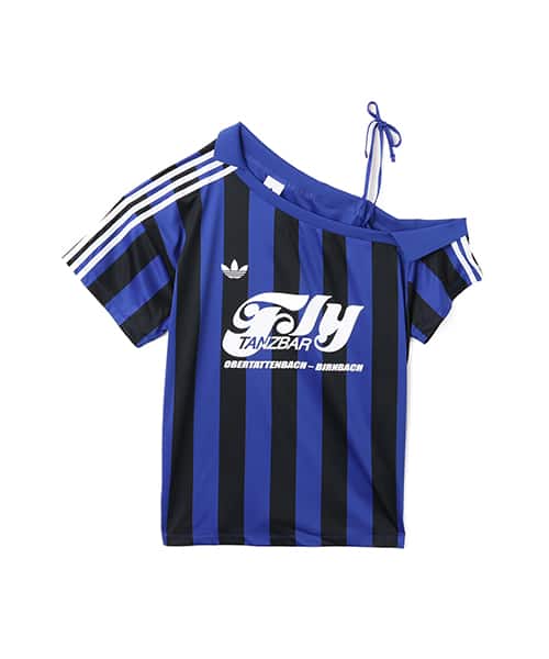 adidas OFF SHOULDER JERSEY セミルシッドブルー/ブラック