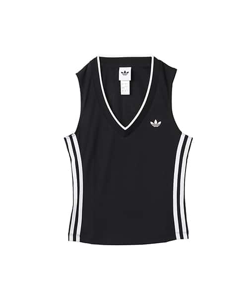 adidas V-NECK ブラック